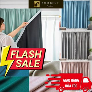 (NHIỀU SIZE) Rèm Cửa Dán Tường Á Đông, rèm cửa sổ chống nắng treo phòng ngủ, giường tầng, dán bếp, màn cửa decor