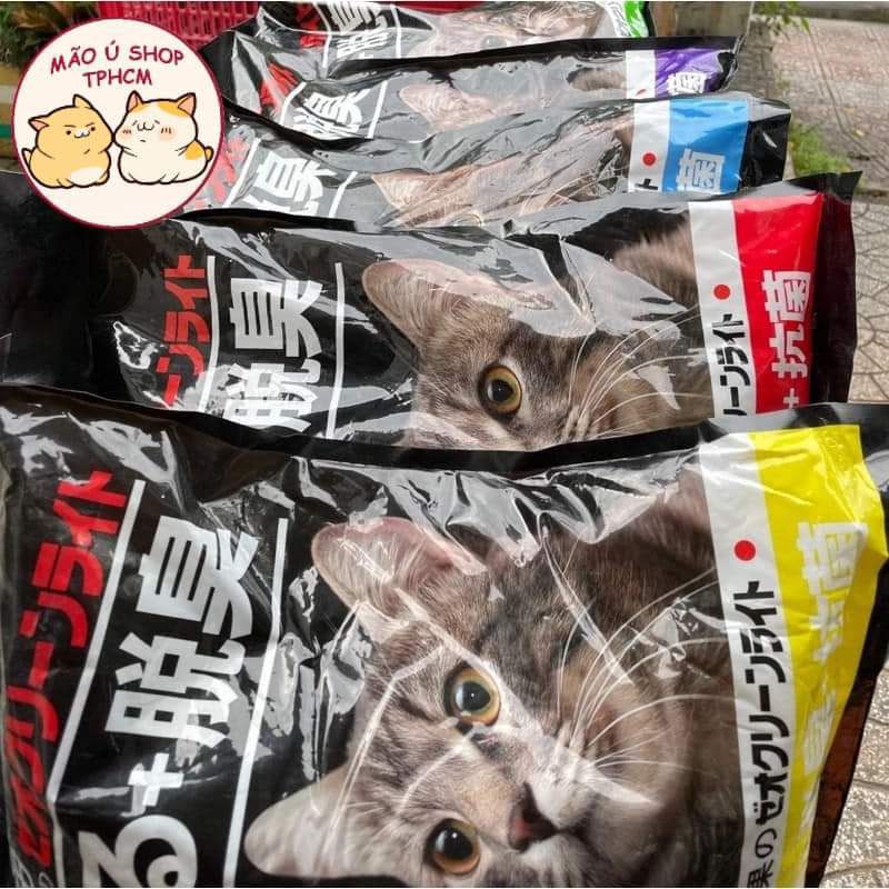  MỘT TẢI 6BAO CÁT NHẬT ĐEN NEWCAT BAO 8L-CÁT VỆ SINH CHO MÈO 