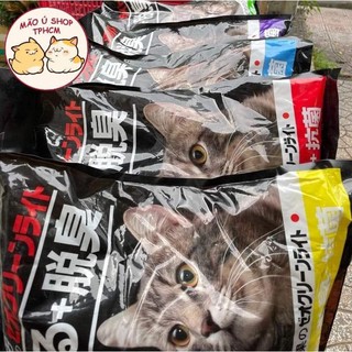  MỘT TẢI 6BAO CÁT NHẬT ĐEN NEWCAT BAO 8L-CÁT VỆ SINH CHO MÈO 