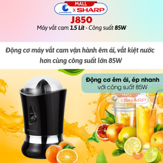 [HỎA TỐC] Máy vắt cam Sharp EJ-J850-BK - Hàng Chính Hãng