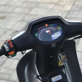 Combo đồng hồ điện tử Uma + Bợ cổ Wave nhỏ ZX , RS , Wave 2017 - 2024