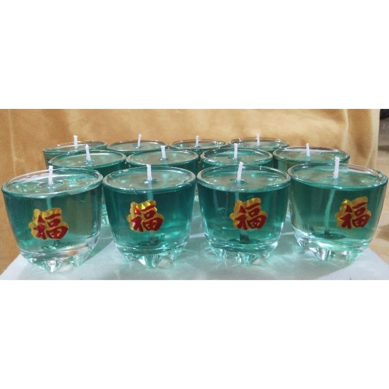 Hộp 12 ly đèn cầy múi 50ml