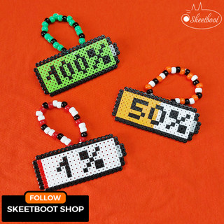 Vòng tay kandi pin năng lượng - vòng perler phụ kiện rave edm festival lễ hội âm nhạc