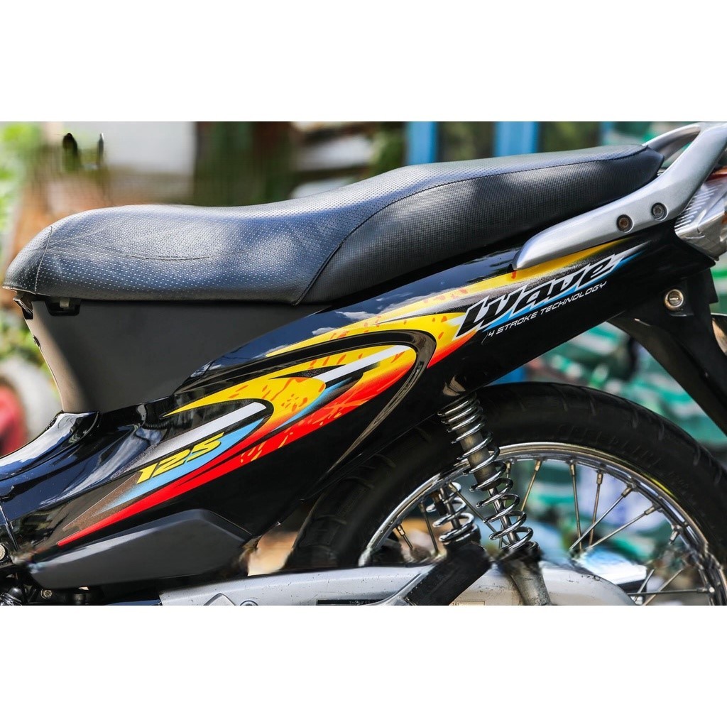 Tem rời wave 125 thái cực đẹp đen vàng