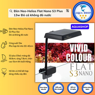 Đèn Neo-Helios Flat Nano S3 Plus 13w Đỏ cá không đỏ nước