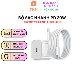 Sạc nhanh PD 20W Không Nóng Máy ,An Toàn Ổn Định bảo hành 12 tháng TKN