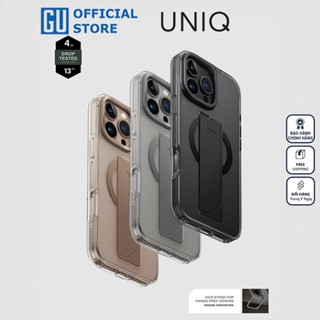 Ốp Lưng UNIQ HELDRO MAX Cho iPhone 16 Pro/ 16 Pro Max Với Dây Đeo FlexGrip Khung Camera Làm Đế Có Vòng Sạc Không Dây