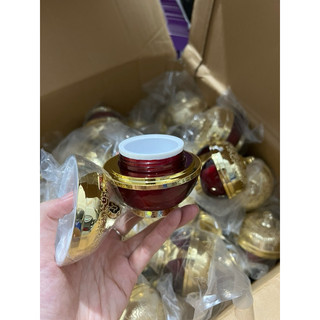 Hủ mỹ phẩm 30g hoa văn xi vàng - Hủ chiết mỹ phẩm 30g