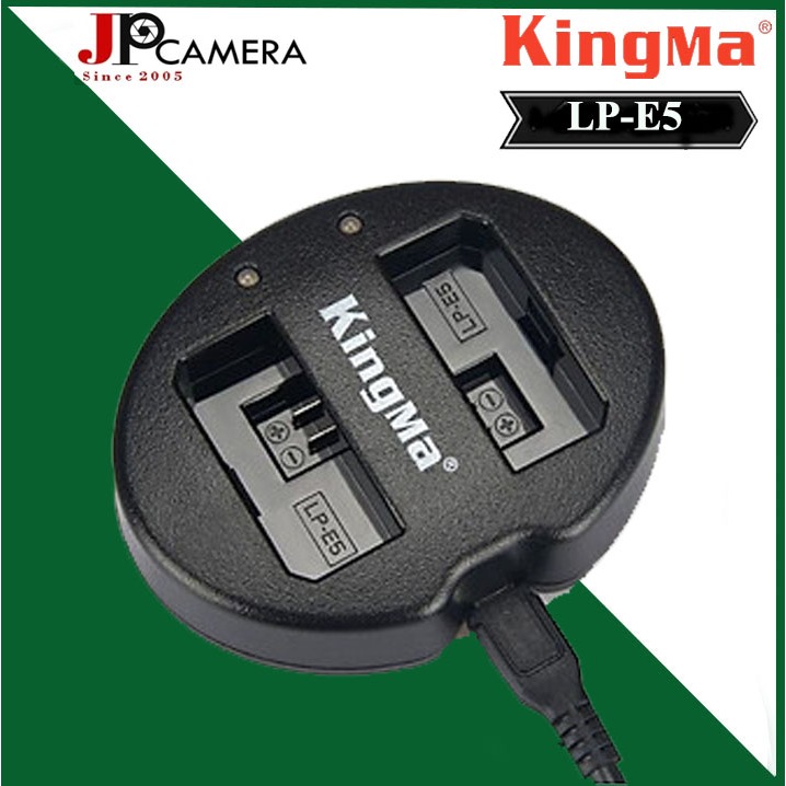 Sạc đôi Kingma cho Canon LP-E5