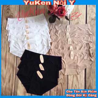 💖Quần Lót Nữ💖Quần Đúc Su-Thun Lạnh Không Đường May Da,Đen,Trắng Chất Liệu Cực Kì Mát Size Từ 40kg-60kg