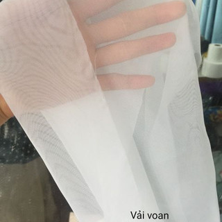 Rèm - Vải  voan trơn trang trí