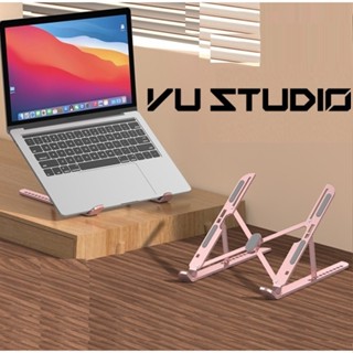 Giá đỡ gấp gọn ZJ5  kèm túi vải, hợp kim, chống mỏi cổ vai gáy cho laptop, máy tính bảng, iPad, Macbook - Vu Studio