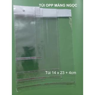  Túi Bóng Kính OPP Dán Miệng 1kg - Có Màng Ngọc Có Lỗ Treo Trong Suốt Đựng Quần Áo Khẩu Trang 