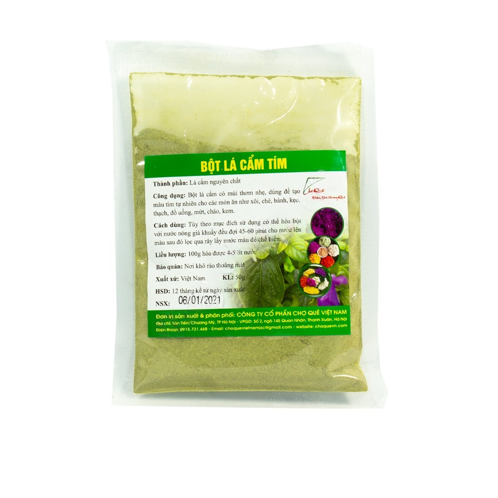 Bột lá cẩm tím (50g)