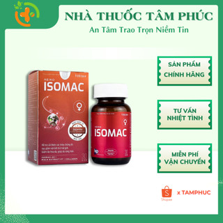 Viên Uống Hỗ Trợ Cải Thiện Suy Giảm Nội Tiết Tố Ở Nữ Giới Keiko Isomac (30 viên)
