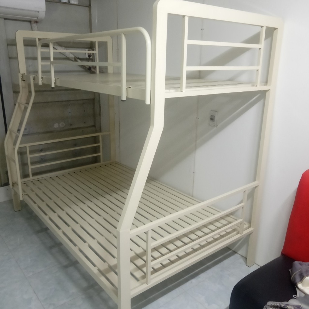 Giường tầng sắt 4x8 hộp vuông cao cấp 1m6/1m8 x 2m HCM