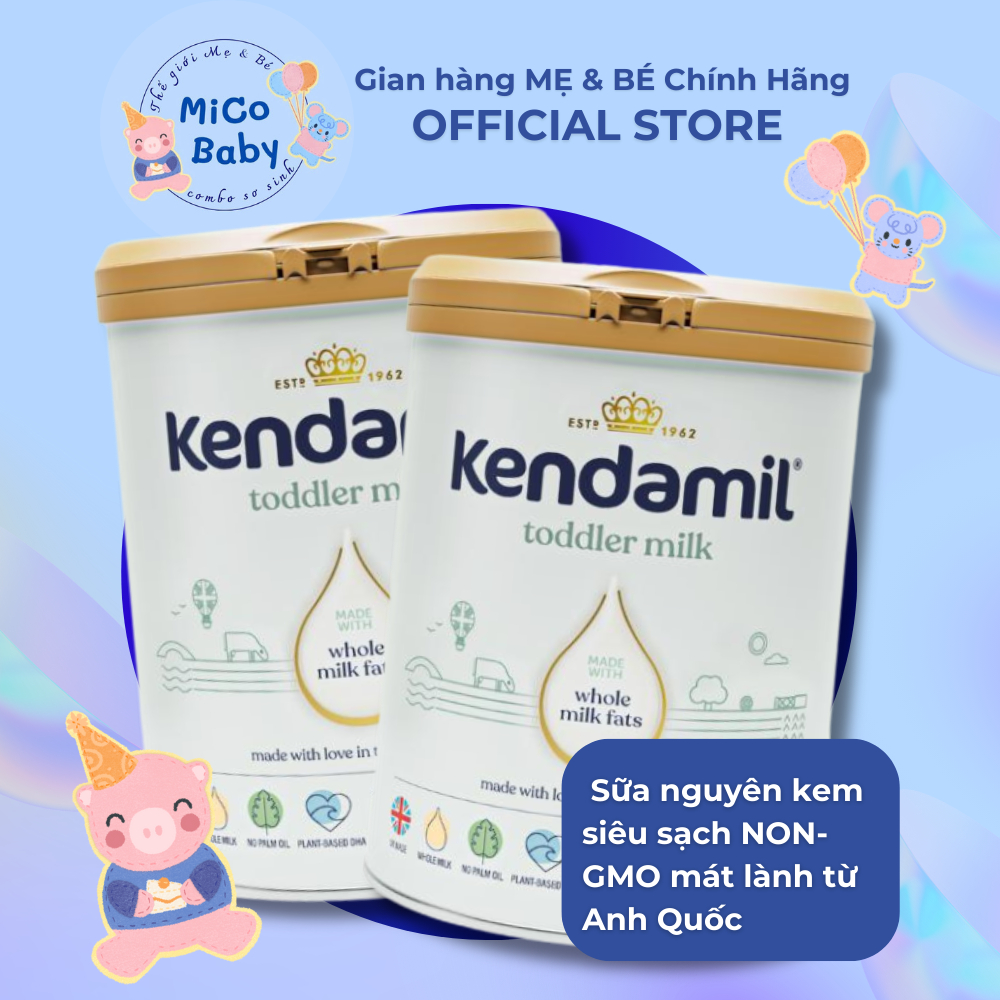 [Hàng chính hãng có tem] Sữa Kendamil Classic Anh, sữa nguyên kem từ Anh Quốc, lon 900g