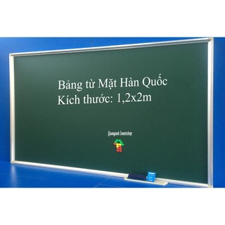 Bảng từ xanh viết phấn KT lớn