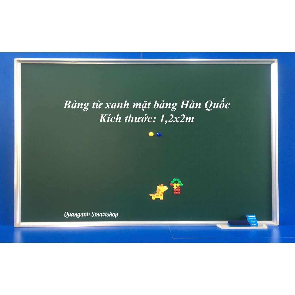 Bảng từ xanh viết phấn KT lớn