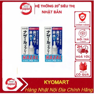 Xịt xoang mũi ngạt mũi Nazal Sato 30ml nội địa Nhật Bản