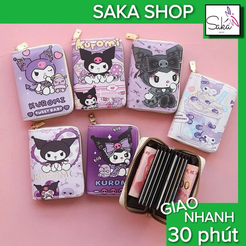 Ví mini hoạ tiết Kuromi