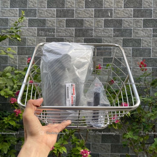 Rổ inox + pát rổ + mặt nạ (Combo 3 món cho xe Sirius)