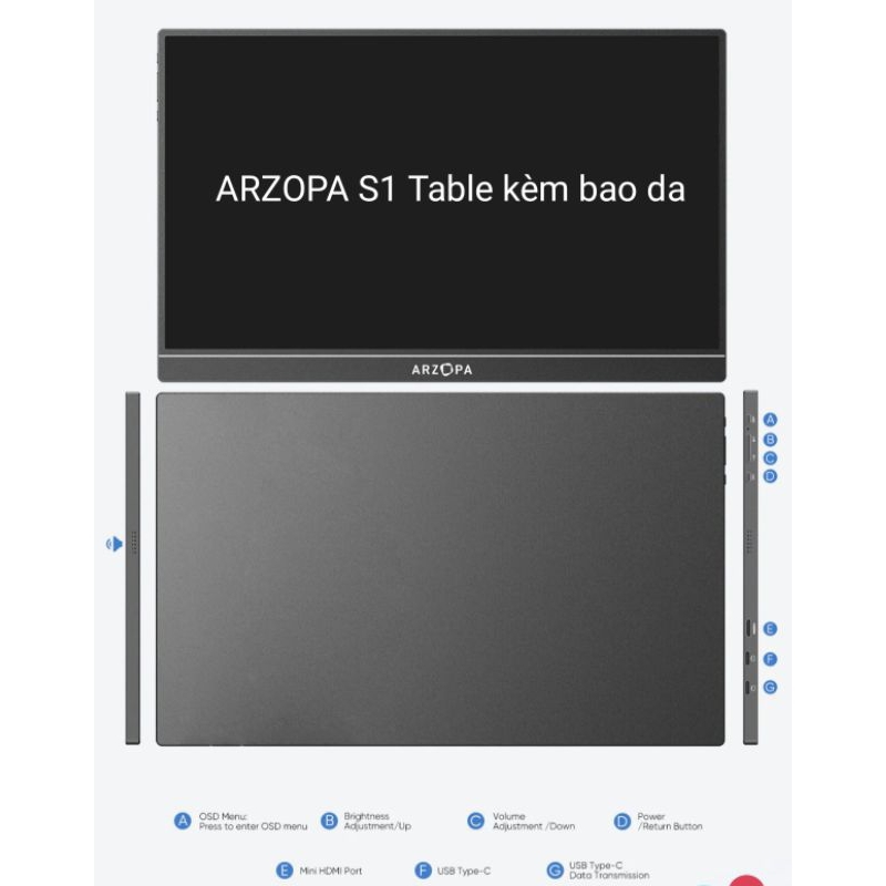 Màn di động chính hãng ARZOPA 60hz 144hz | BigBuy360 - bigbuy360.vn