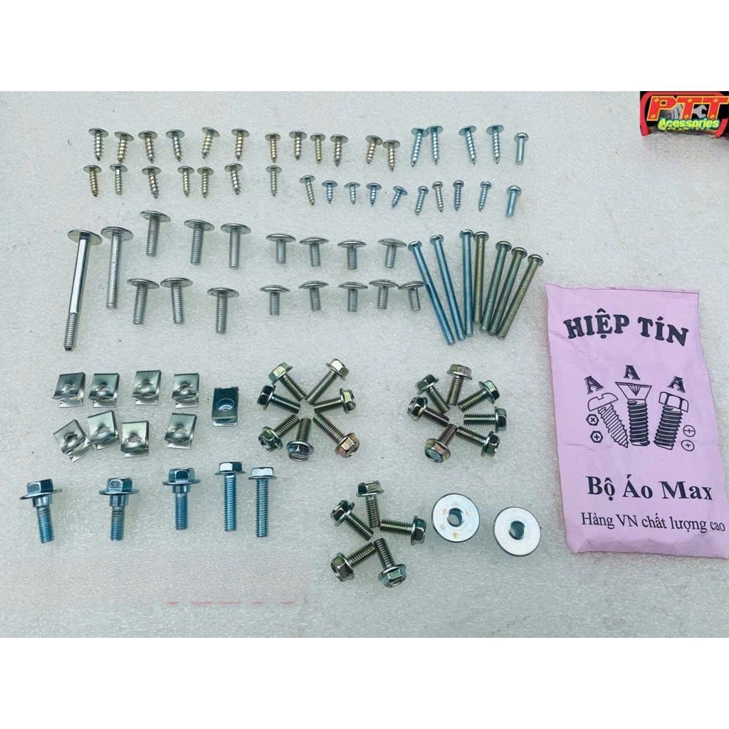BỘ ỐC DÀN ÁO MAX 3 TRUNG QUỐC