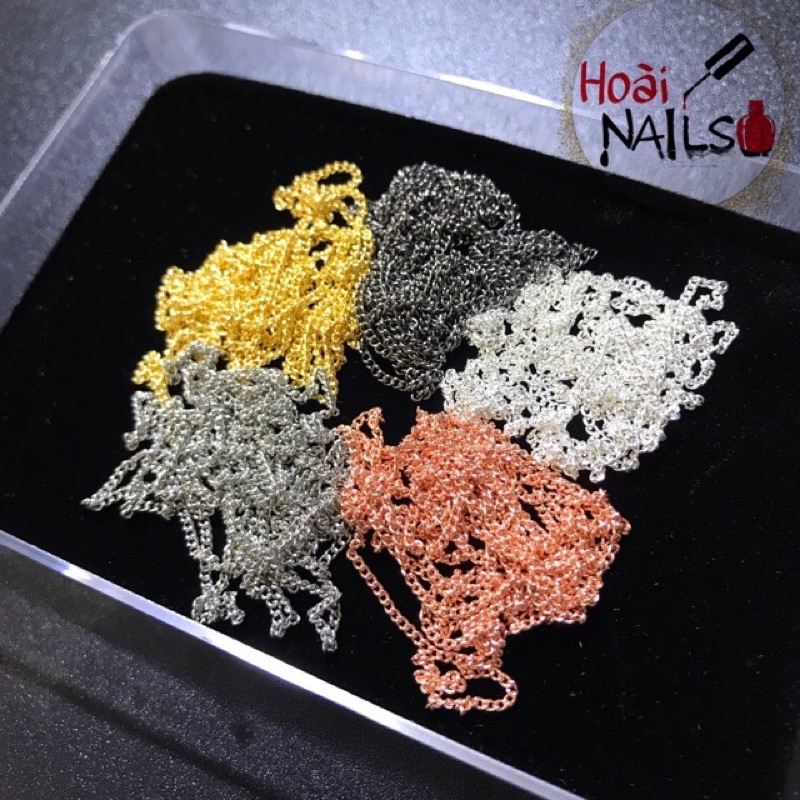 Dây bi - dây xích làm nail ( dày 1mm)