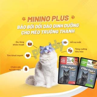[Hộp 12 gói] Pate Minino Plus Cho Mèo Mọi Lứa Tuổi