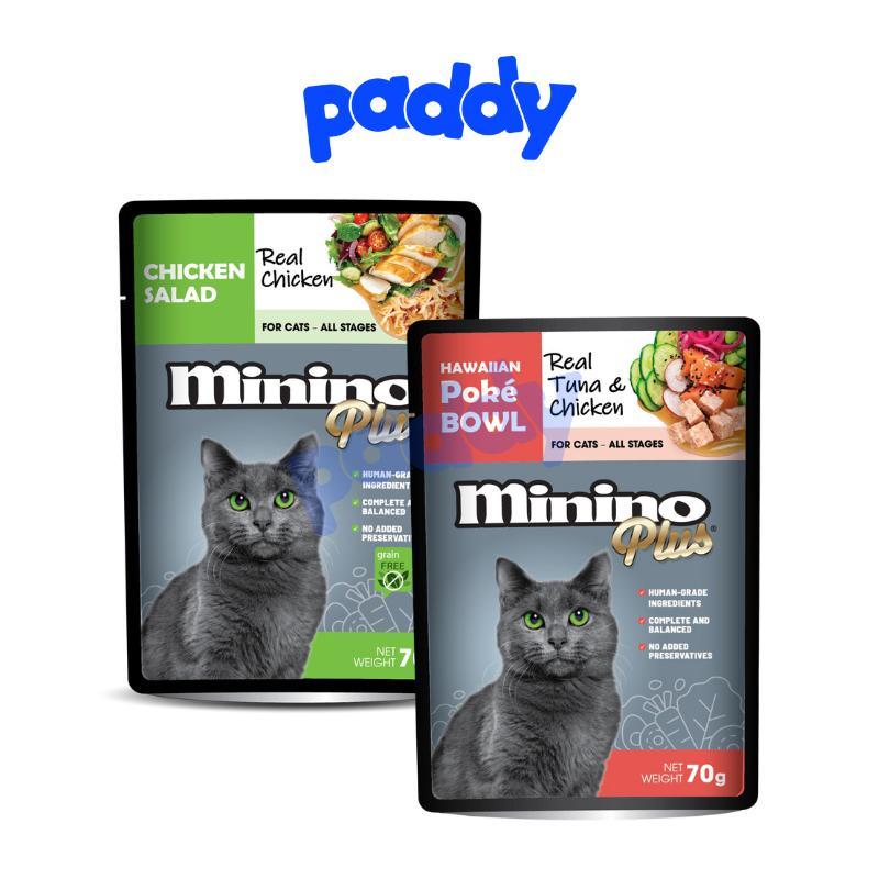 [Hộp 12 gói] Pate Minino Plus Cho Mèo Mọi Lứa Tuổi