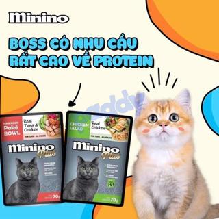 [Hộp 12 gói] Pate Minino Plus Cho Mèo Mọi Lứa Tuổi
