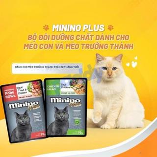 [Hộp 12 gói] Pate Minino Plus Cho Mèo Mọi Lứa Tuổi