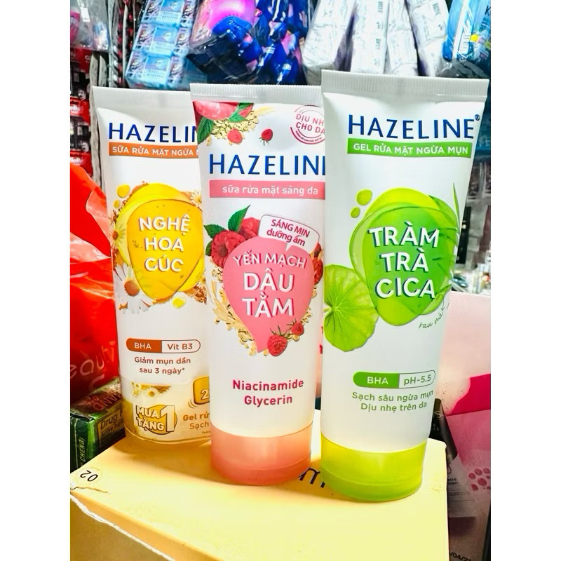 Sữa rửa mặt Hazeline