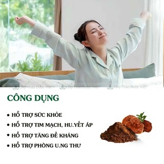 Bột nấm linh chi 100g, nguyên chất, tăng sức đề kháng, hỗ trợ tim mạch, huyết áp, ngừa ung thư
