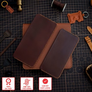 Ví 1 Ngăn Siêu Nhỏ Gọn Card Holder Minimalist - Ví đựng tiền thẳng - Da Bò Cao Cấp Nhập Khẩu