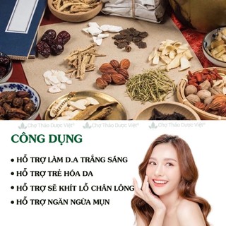Bột thuốc bắc 24 vị 100g ( nguyên chất, an toàn ) - Chợ thảo dược việt