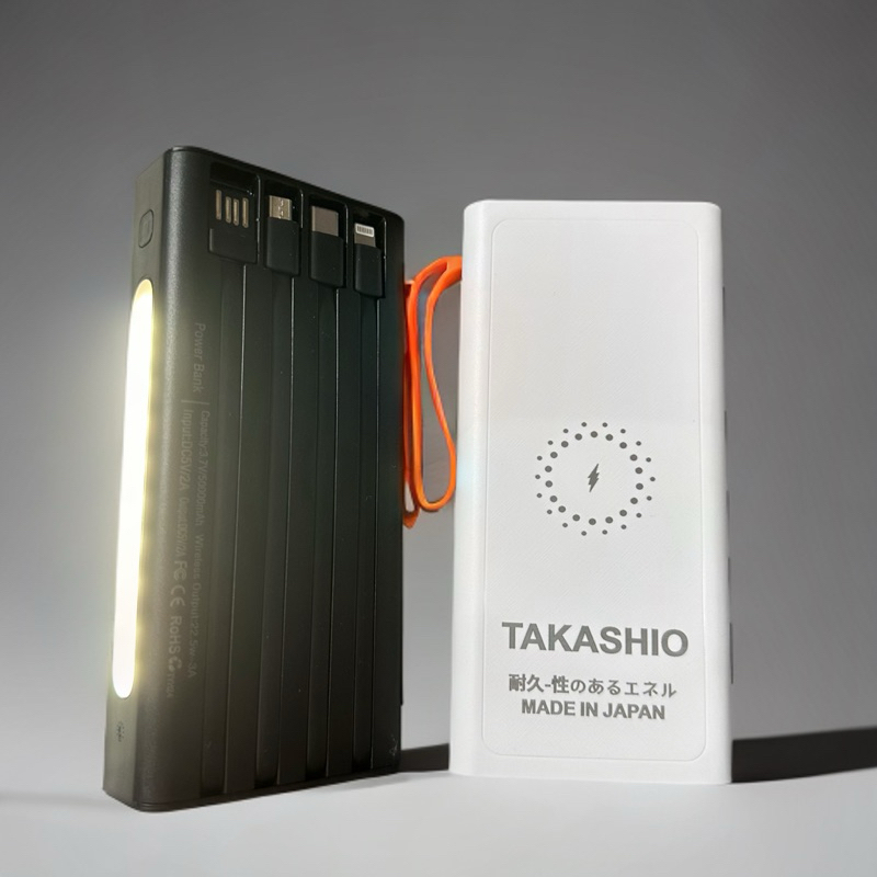 [HOT] Sạc dự phòng 50000mAh TAKASHIO JAPAN, Sạc nhanh, sạc không dây