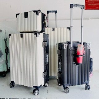  COMBO VALI + CỐP MINI   VALI KHUNG NHÔM KHOÁ SẬP MÃ KN88   