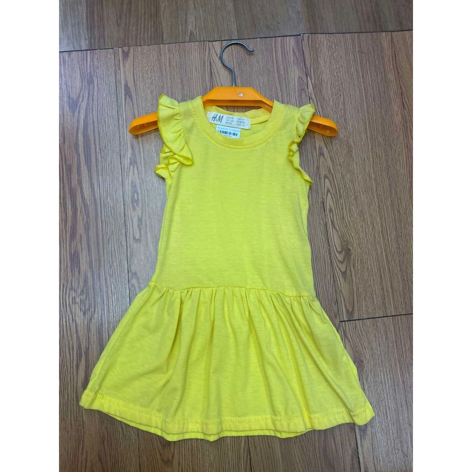 Váy cotton HM  Vàng Trơn