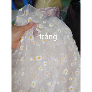 Voan lưới hoa cúc loại đẹp