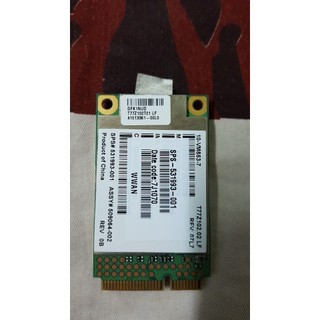 Card WWAN 3G HP UN2420 - Gobi 2000