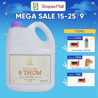 Nước rửa chén 8 Thơm bồ hòn 3,8 lít - Hợp Tác Xã Sinh Dược
