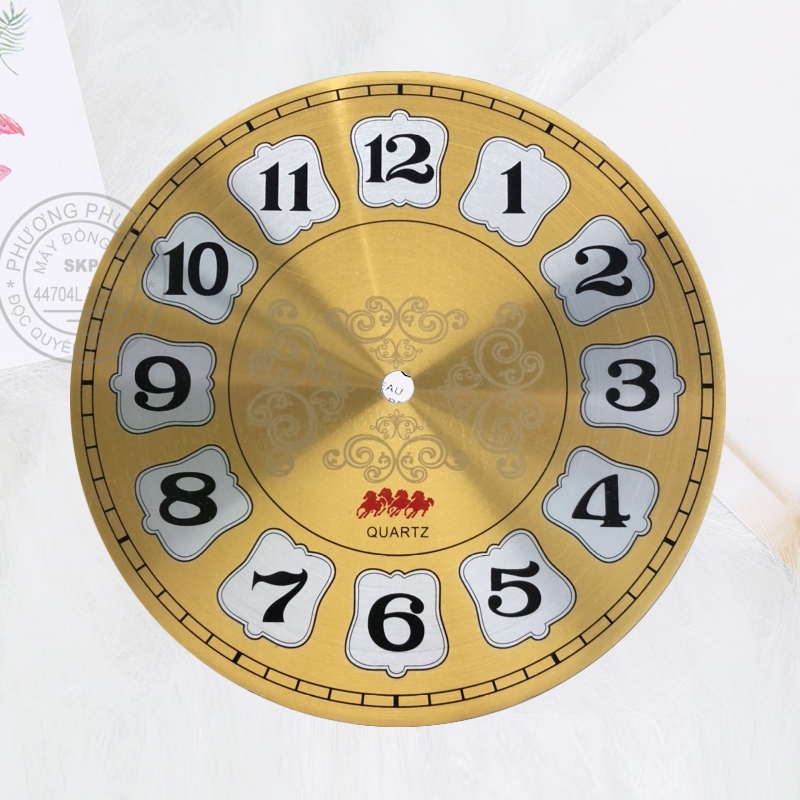 Mặt đồng hồ treo tường, mặt số (Nhôm)