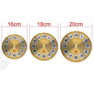 Mặt đồng hồ treo tường, mặt số (Nhôm)