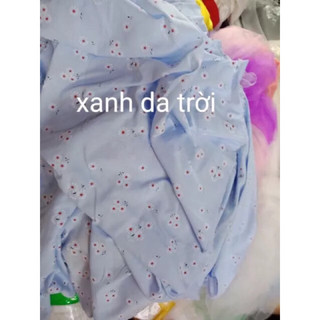 Vải thô họa tiết hoa cúc chất đẹp