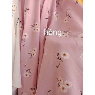 Vải đũi hoa cúc