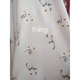 Vải đũi hoa cúc