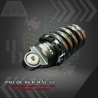 Phuộc sau RCB mẫu s2 cho xe exciter, winner, sonnic chính hãng