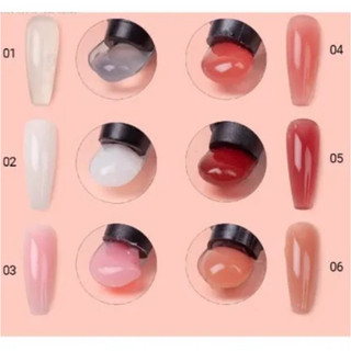 Set gel gôm đắp móng tạo hình móng giả lên phom siêu đẹp dễ làm bền đẹp tiện lợi nhiều màu HOT